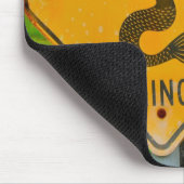 Meerjungfrau-Überfahrt-Straßenschild Mousepad (Ecke)