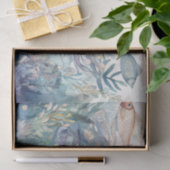 Meerjungfrau umgeben von Fisch und Seetang Seidenpapier (Geschenk)