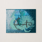 Meerjungfrau und Anchor Jigsaw Puzzle (Horizontal)