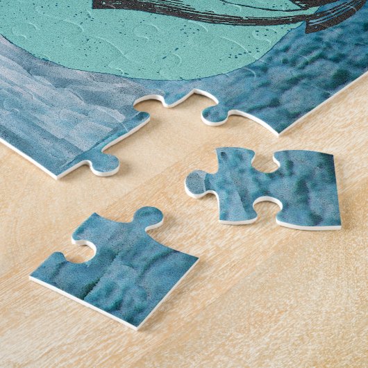 Meerjungfrau und Anchor Jigsaw Puzzle (Seite)