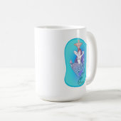 Meerjungfrau und Anchor Kaffeetasse (VorderseiteRechts)