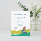 Meerjungfrau und Baby-Dolphin Postkarte (Stehend Vorderseite)