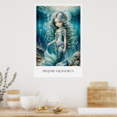 Meerjungfrau und Baubles Poster (Küche)