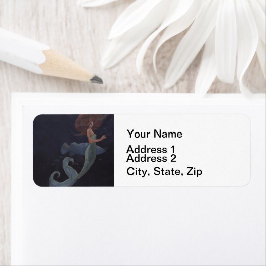 Meerjungfrau und Blauer Fisch (Insitu)