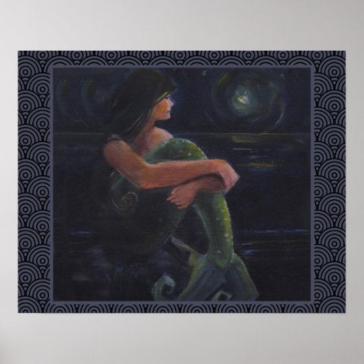 Meerjungfrau und der Mond Poster (Vorne)