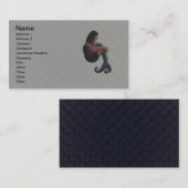 Meerjungfrau und der Mond Visitenkarte (Vorne/Hinten)