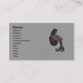 Meerjungfrau und der Mond Visitenkarte