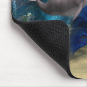 Meerjungfrau und Dolphin Mousepad (Ecke)