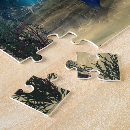 Meerjungfrau und Dolphin Puzzle (Seite)