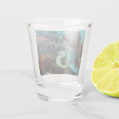 Meerjungfrau und Dolphin Schnapsglas (Rückseite)