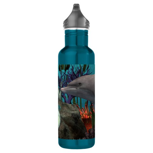 Meerjungfrau und Dolphin Trinkflasche (Rechts)