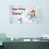 Meerjungfrau und Einhornkugel Banner (Messeveranstaltung)