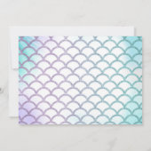 Meerjungfrau-und Einladung (Rückseite)