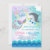 Meerjungfrau-und Einladung (Vorderseite)