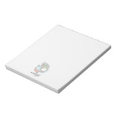 Meerjungfrau und Fischkid sind Personalisiert Notizblock (Rotiert)