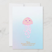 Meerjungfrau und Freundinnen Geburtstagsparty Einladung (Rückseite)