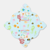 Meerjungfrau und Freundinnen Geburtstagsparty Geschenkschachtel (Ungefaltet)