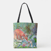 Meerjungfrau und Fuchs Tasche (Rückseite)