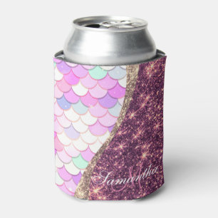 Meerjungfrau und Glitzer Dosenkühler