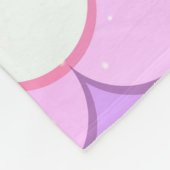 Meerjungfrau und Glitzer Fleecedecke (Ecke)