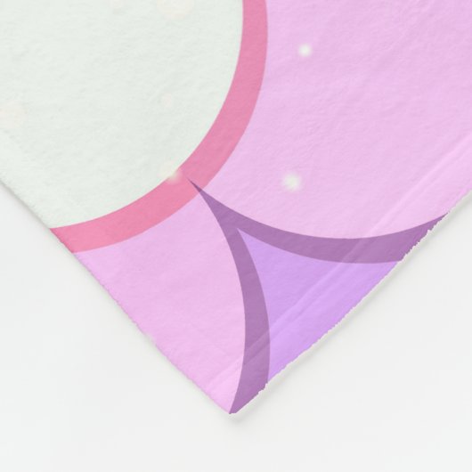 Meerjungfrau und Glitzer Fleecedecke (Ecke)