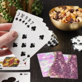 Meerjungfrau und Glitzer Spielkarten (In Situ)