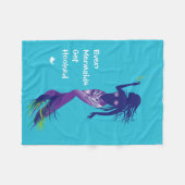 Meerjungfrau und Golden Hook Fleecedecke (Vorderseite (Horizontal))