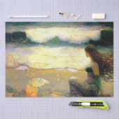 Meerjungfrau und Golden Sea Sprites Seidenpapier (Handwerk)