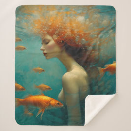 Meerjungfrau und Goldfish Sherpadecke
