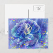 Meerjungfrau und Kind Postkarte (Vorne/Hinten)