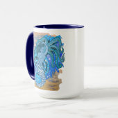 Meerjungfrau und Krake Tasse (Vorderseite Links)
