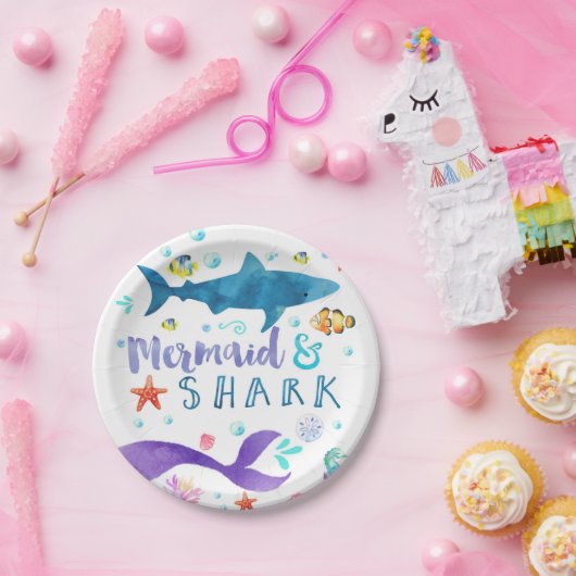 Meerjungfrau- und pappteller (Party)