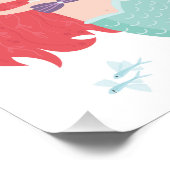 Meerjungfrau und Pirate Gemeinsame Geburtstagspart Poster (Ecke)