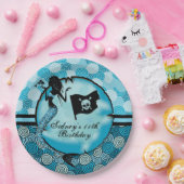 Meerjungfrau-und Piraten-Geburtstag Pappteller (Party)