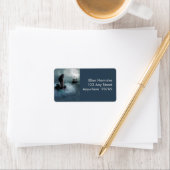 Meerjungfrau und Piratenschiff Adressaufkleber (Insitu)