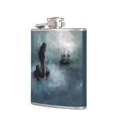 Meerjungfrau und Piratenschiff Flachmann (Links)