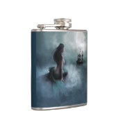 Meerjungfrau und Piratenschiff Flachmann (Rechts)