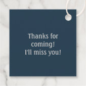 Meerjungfrau und Piratenschiff Geschenkanhänger (Rückseite)