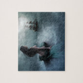 Meerjungfrau und Piratenschiff Jigsaw Puzzle (Vertikal)