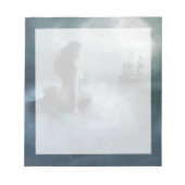 Meerjungfrau und Piratenschiff Notizblock (Vorderseite)