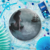 Meerjungfrau und Piratenschiff Pappteller (Party)