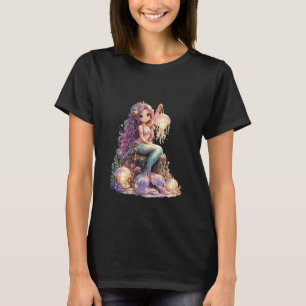 Meerjungfrau und Quallenlaterne T-Shirt