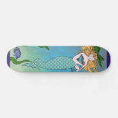 Meerjungfrau und Robbe Skateboard (Horizontal)