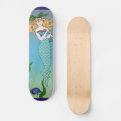 Meerjungfrau und Robbe Skateboard (Vorderseite)