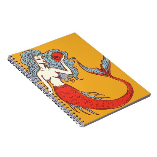 Meerjungfrau und Schädel Notizblock (Rechte Seite)