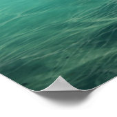 Meerjungfrau und Schildkröte Poster (Ecke)