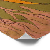 Meerjungfrau und Seepferd Poster (Ecke)