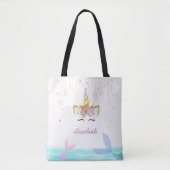 Meerjungfrau Unicorn Schulter Tasche (Vorderseite)