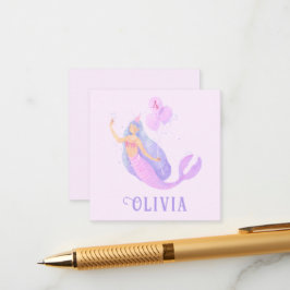 Meerjungfrau unter dem Meer Geburtstagsmädchen-Par Begleitkarte