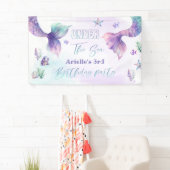 Meerjungfrau unter dem Meeresbecken Geburtstagspar Banner (Insitu)